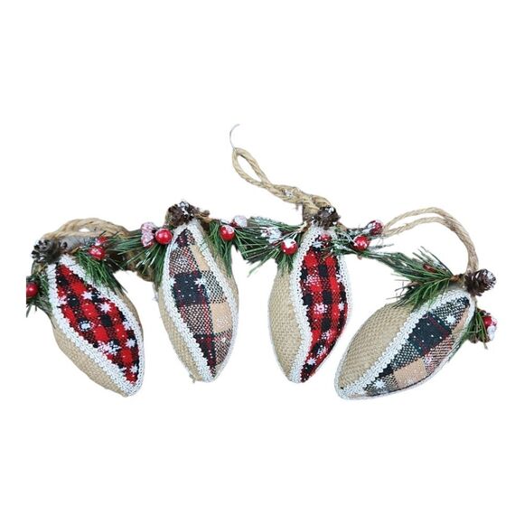 Country Woodland Rustic Farmhouse Christmas Tree Ornaments 16 pc - Picture 6 of 10